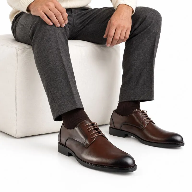 Chaussure homme 101-2 marron cuir
